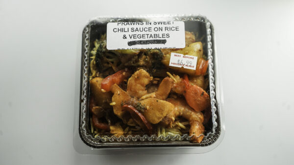 Prawns in Sweet Chili Sauce on Rice & Vegetables - Image 7